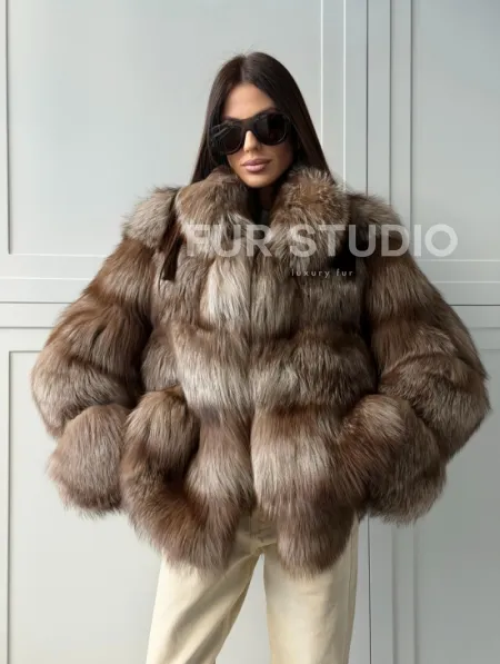 Полушубок из финской лисы - фото 14