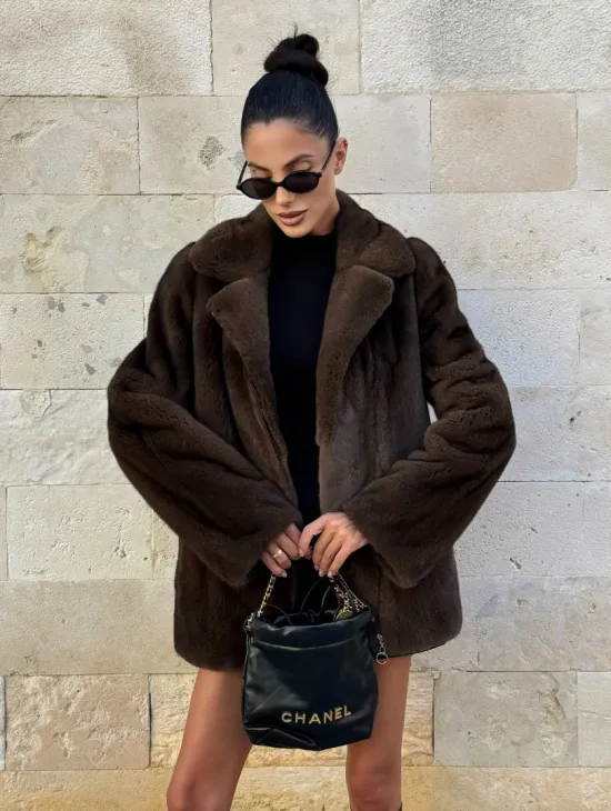 Норковая куртка (косуха) из аукционной скандинавской норки - фото 8