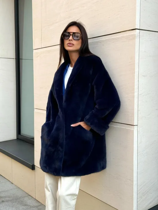 Шуба из аукционного меха норки KOPENHAGEN FUR - фото 8