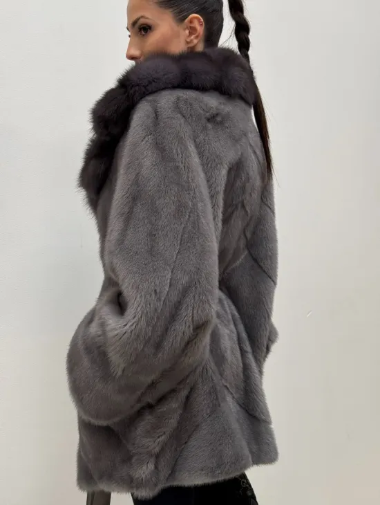 Полушубок норковый 