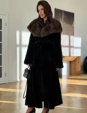 Шуба из меха норки BLACKGLAMA - фото 6