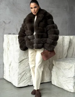 Шуба под соболя - короткая - фото 5