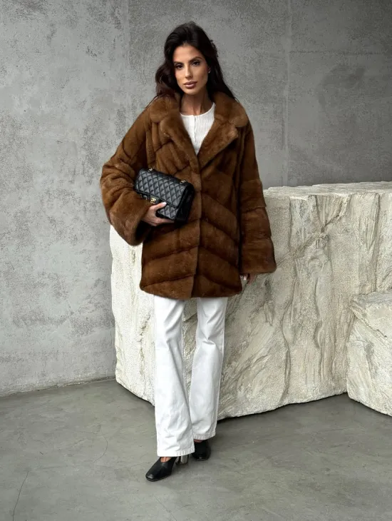 Полушубок норковый - автоледи - фото 10