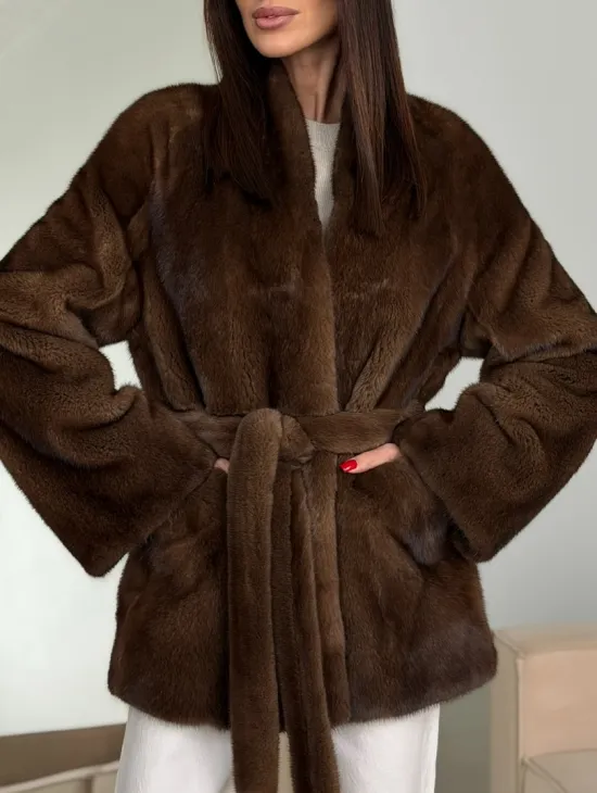 Модная норковая шуба 2026 - фото 1