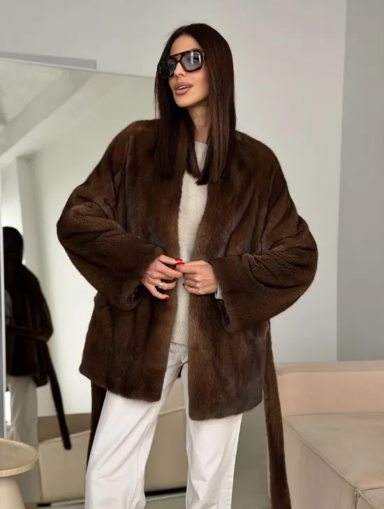 Модная норковая шуба 2026 - фото 9