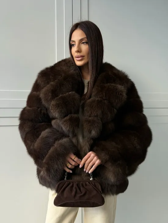 Полушубок из песца 