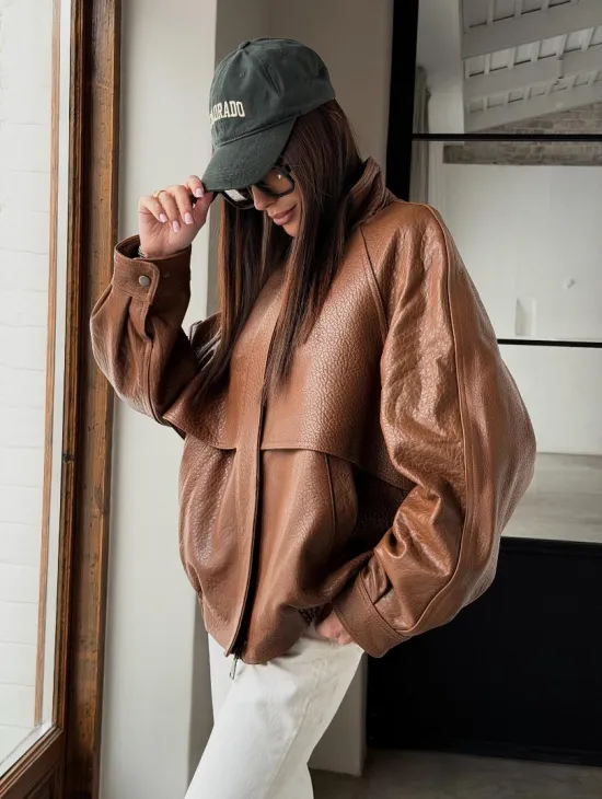 Стильная кожаная куртка - фото 14