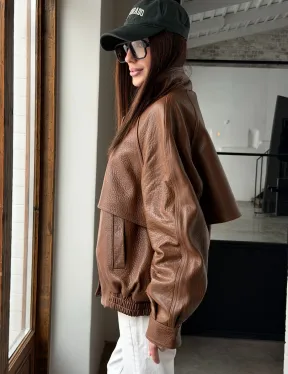 Стильная кожаная куртка - фото 6