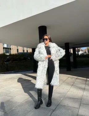 Шуба из экомеха под рысь - фото 7