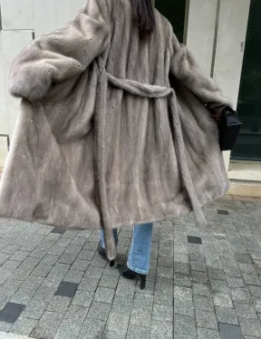 Стильная шуба из скандинавской норки - фото 4